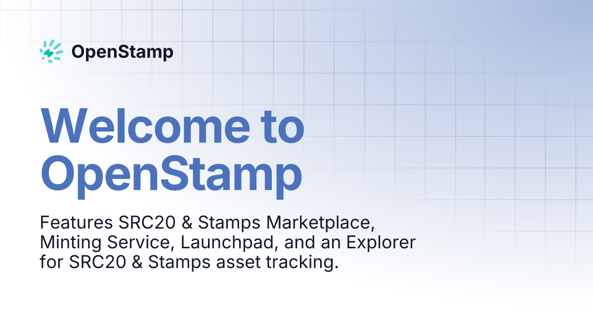 Welcome to OpenStamp | OpenStamp